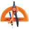 Helix Plastic Locking Compass & Protractor Set, 5PK 18803 - alternate 6